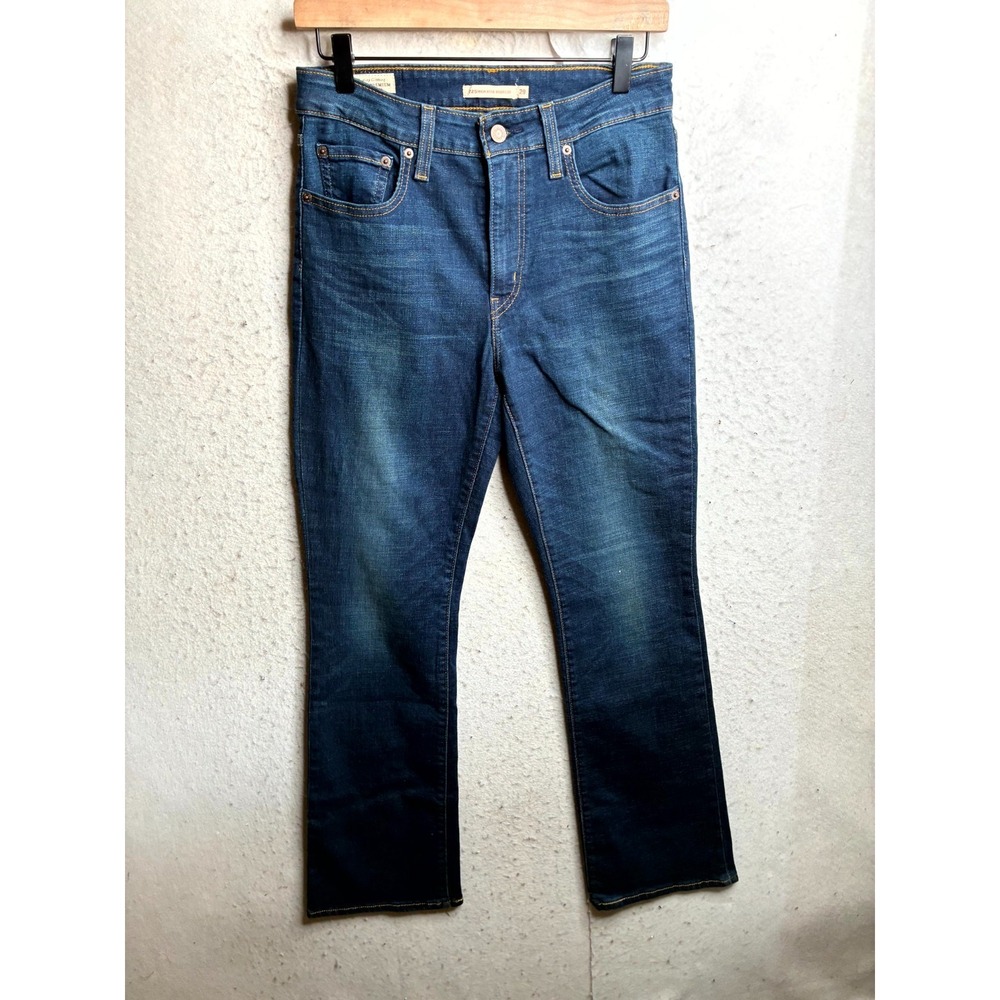 Levi's 725 High Rise Bootcut Jeans Womens 29 Blue Denim Cotton Stretch Slim Fit